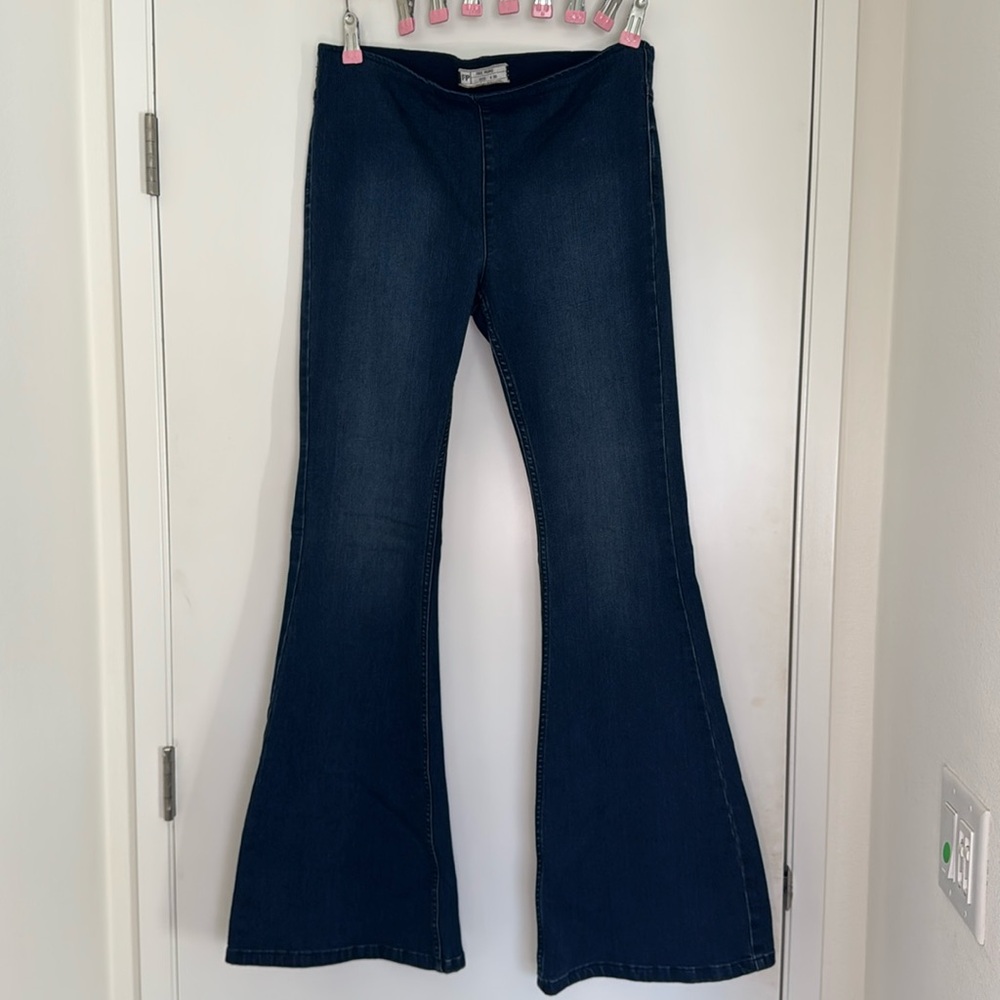 FREE PEOPLE Denim Flare Jeans